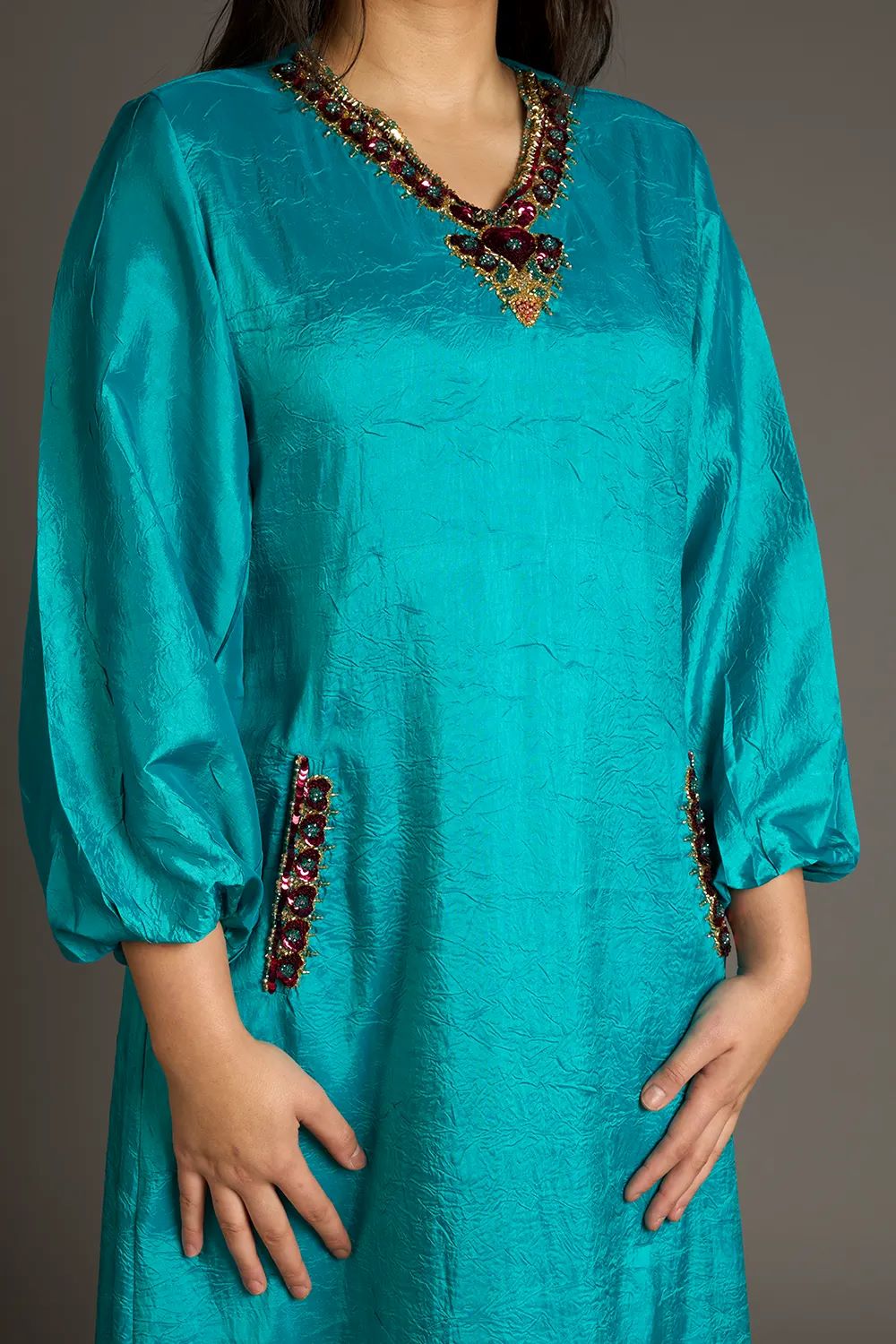 Caftan Modern Blue - INESINO