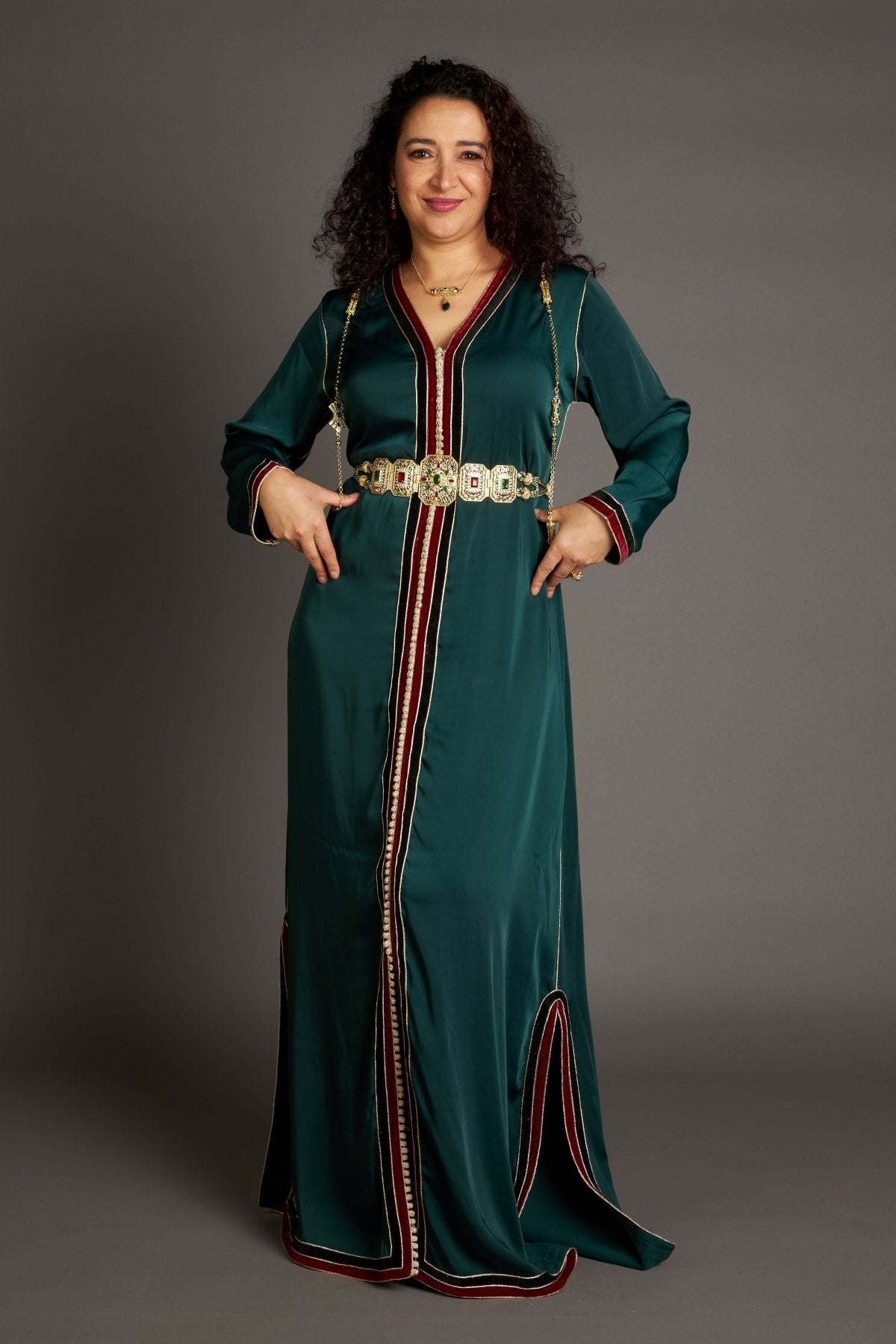 Showmodel Caftan Green - INESINO