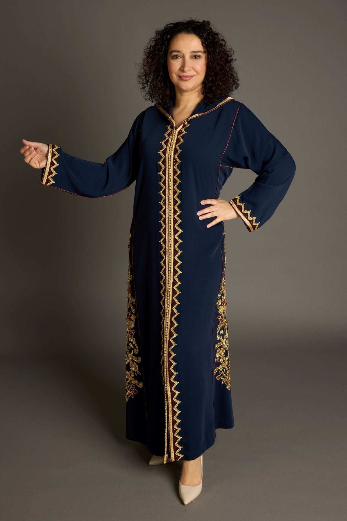Jelaba Chique – Marineblauw - INESINO